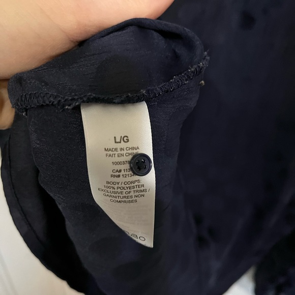 Dynamite l Navy Blue Blouse - Picture 6 of 6